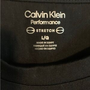 Black Calvin Klein performance t shirt